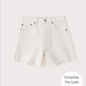 Abercrombie high rise dad short - size 28 (6)